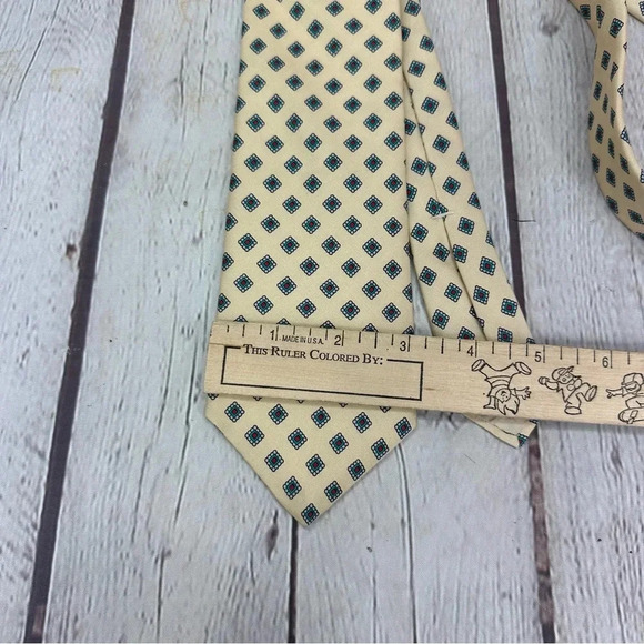 vintage designer mario valentino silk tie made in italy - Picture 3 of 5